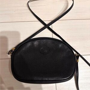 Gucci Black Leather Crossbody Bag